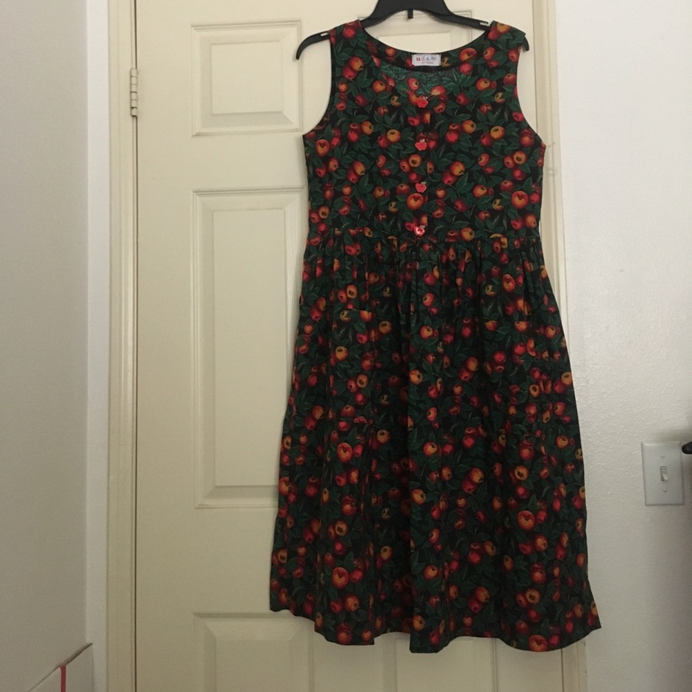Vintage Handmade Apple Dress